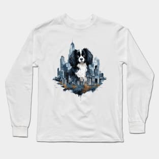 Cavalier King Charles Dog Pet Animal Beauty Nature City Discovery Long Sleeve T-Shirt